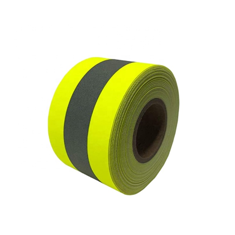 Светоотражающая огнезащитная сшиваемая лента высокой видимости пожарного