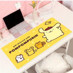Tapis de souris antidérapant de dessin animé jaune meilleure qualité tapis de bureau XXL tapis résistant à l'eau lisse contrôle supérieur tapis Durable - Product Image 1