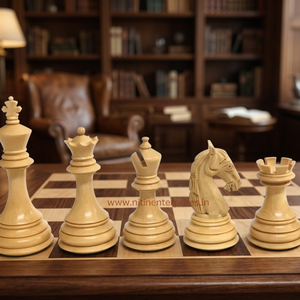 Handcrafted Colombian Knight Pro <b>Wooden</b> <b>Chess</b> <b>Set</b> with Elegant Gift Box for Indoor Play - Product Image 1