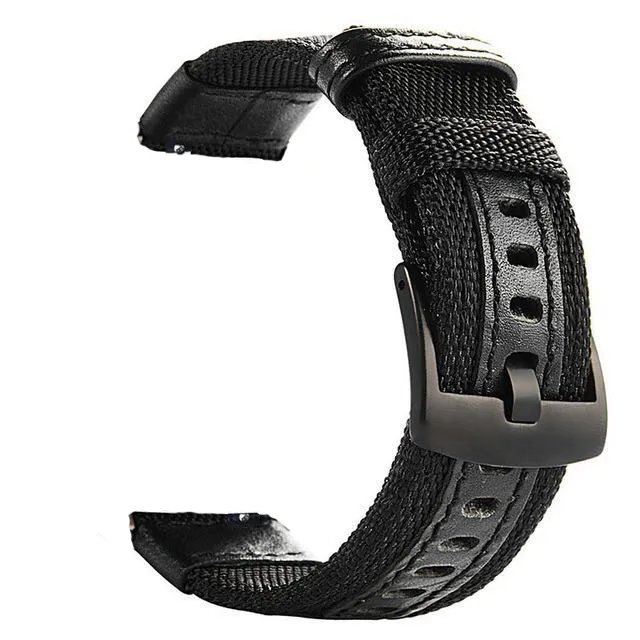 20mm 22mm Universal Watch Band For Garmin Vivoactive Vivomove HR Luxe Style venu sq JEEP Outdoor Canvas Nylon Watch Strap Band