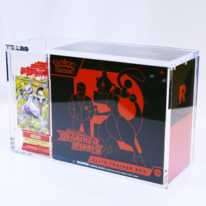 Nouvelle conception, boîte de protection en acrylique pour booster ETB Pokémon, <span class=keywords><strong>prix</strong></span> d'usine - Product Image 5