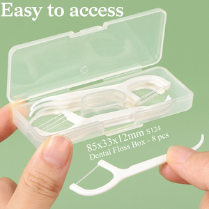 SUNSHING Portable Dental Floss Case Travel Charging Cord Box USB Cable Mini Containers Floss Dispenser Plastic <b>Toothpick</b> Holder - Product Image 2