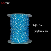 Corde UHMWPE de couleur personnalisée, haute résistance, cordon Dyneema léger, corde UHMWPE résistante aux coupures, corde UHMWPE réfléchissante
