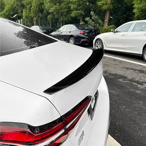 สปอยเลอร์หลังรถยนต์ BMW ทรง Ducktail สีดำ Piano Black ลายคาร์บอนไฟเบอร์ วัสดุ ABS สำหรับรุ่นปี 2024+ G60 M5 - Product Image 1