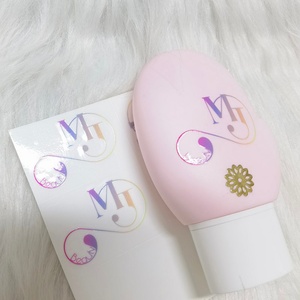 Factory Price Custom UV Vinyl Transfer Clear Waterproof Sticker Adhesive Paper Logo for Perfume Lipstick Skin Care Shampoo - Product Image 2