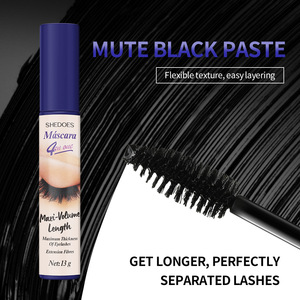 Máscara de Pestañas 4 en 1, Resistente al Agua y al Sudor, Sin Manchas, Larga Duración, Extensión de Pestañas, Volumen y Longitud, Maquillaje Cosmético - Product Image 4