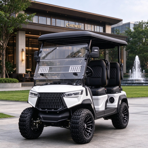 Carrito de Golf Eléctrico Todoterreno de 4 Plazas con Pantalla Multimedia, Batería de Litio de 48V, para Resort o Villa - Product Image 1