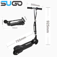 Scooter électrique exporté vers l'Europe, scooter électrique personnalisé pour enfants de 120 W avec certification CE/ROHS/EMC/EN71/EN62115