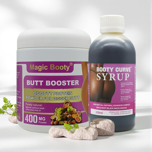 Ensemble de poudre protéinée pour booster les fesses, sirop en <span class=keywords><strong>gros</strong></span>, lifting des fesses, silhouette saine, lignes de beauté, OEM - Product Image 3