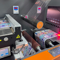 Plotter de Corte Láser de Etiquetas de Dióxido de Carbono Digital Profesional Darui J5 de Alta Velocidad, 50 m/min, Ancho de Alimentación de Material de 330 mm