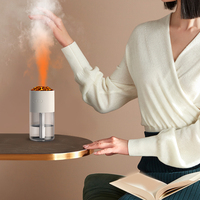 Prix usine purificateur à ultrasons humidificateur d'air brumisateur personnel Portable Mini Usb volcan 7 humidificateur de lampe à LED colorée