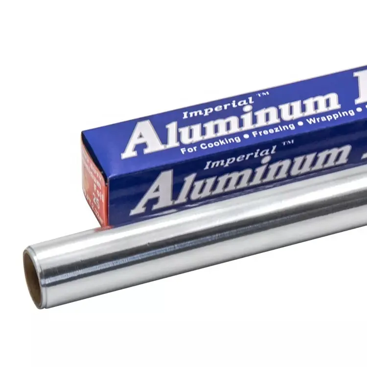 Penjualan laris 8011 aluminium foil Harga kemasan makanan 30cm x 50m 100m 200m papier aluminium food grade 8011