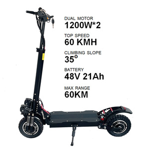 Vente en gros de roues puissantes, entrepôt dans l'ue, allemagne, Trottinette pliable, offre spéciale, Scooter électrique pour adulte - Product Image 2