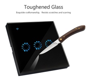 240V AC Smart Life Automatisierung schalter Doppel rahmen 4 5 6 Gang 1 Way 2 2 Smart Control Touch WIFI-Schalter Maximaler Strom 10A - Product Image 6