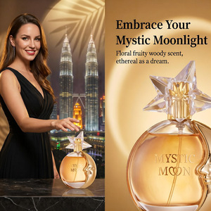 <span class=keywords><strong>Parfum</strong></span> Eau de Toilette 50ml Mystic Moon Star pour Femme, Notes Florales Gourmandes Orientales Longue Durée, Vaporisateur Corporel <span class=keywords><strong>Parfum</strong></span>é pour la <span class=keywords><strong>Nuit</strong></span> - Product Image 1