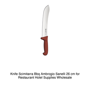 Ambrogio Sanelli 15137 26 cm BBQ Scimitar <b>Knife</b> - Product Image 2