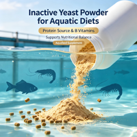 Poudre de levure active avec probiotiques vivants, optimise la microécologie intestinale et améliore la résistance aux maladies animales
