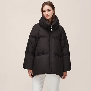 Anna Veste légère en duvet pour femmes Manteau avec fausse fourrure Gris Vêtements d'extérieur décontractés à motif de ceinture Veste bouffante <span class=keywords><strong>Femme</strong></span> - Product Image 5