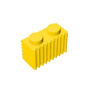 0,1 kg/146 pièces Pièces n° 2877 1*2 avec grille Brique cannelée Blocs de construction Petites particules Jouets en plastique Accessoires de bricolage - Product Image 3