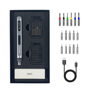 Kit de tournevis rechargeable 18 en 1 16 embouts électriques de précision S2 pour téléphone portable montre-qualité bricolage - Product Image 4