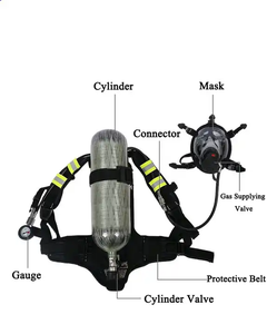 Apparecchio Respiratorio Autonomo (SCBA) da 30 MPa per Vigili del Fuoco con Bombola d'Aria - Attrezzatura di Soccorso Antincendio in Offerta Speciale - Product Image 1