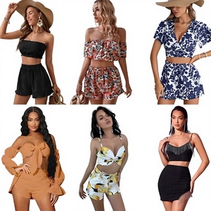 Robes longues en mousseline de soie imprimée unie sans bretelles pour femmes - Prix bas, liquidation, taille unique, anti-plis et respirantes - Product Image 1