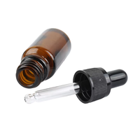 Flacons compte-gouttes en verre de bonne qualité de 10 ml, sérigraphiés, pour aromathérapie, gouttes pour les yeux, flacon de voyage pour liquides