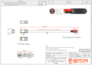 Connettore Femmina XT30 18AWG con Cavo Stampato a Iniezione e Filo Sverniciato Stagnato per Drone RC FPV, Caricabatterie LiPo, ESC - Product Image 5