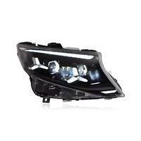 Ensemble de phares LED KGKB pour Benz Vito W447 2016-2023, lentille de projecteur, double faisceau, 6500K, avec clignotant séquentiel, Plug & Play