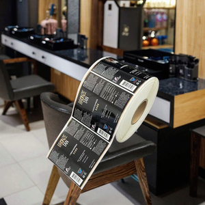 Tùy chỉnh mỹ phẩm sản phẩm Logo chai giấy tráng nhãn tag Vinyl Sticker dính in ấn nhãn không thấm nước - Product Image 2