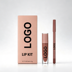 Liquid <b>Lipstick</b> and Lip Liner Makeup Kit High Pigment Nourishing Moisture Lock Private Logo Wholesale - Product Image 1
