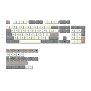 Royal Kludge 124 60% 68 Phím Xda Dye Thăng Hoa Bàn Phím Cơ Màu Trắng Tùy Chỉnh 65% Pbt Thăng Hoa Keycap <span class=keywords><strong>Backlit</strong></span> Retro - Product Image 4