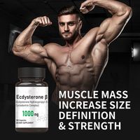 Capsules Halal Ecdysterone LE Choix Anabolique Naturel Augmenter La Masse 1000 MG