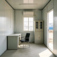 Casa Prefabricada Resistente al Viento y al Fuego, Estructura Ensamblada con Pernos, Instalación In Situ, Dormitorio para Trabajadores de Obras de Construcción