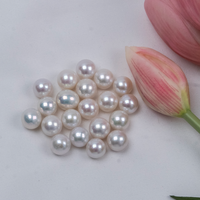 Perles rondes d'eau douce naturelles 10-11 mm, perles Edison, brillance élevée AAAA, perles en vrac de qualité supérieure, vente en gros, fabrication de colliers