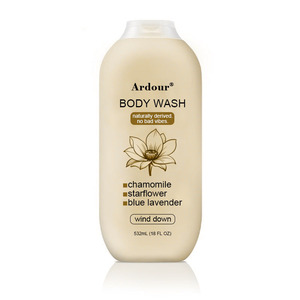 Gel Douche Moussant Nourrissant aux Pétales de Fleurs Naturelles Personnalisé, Gel de Bain Herbal à l'Eau de Rose Éclaircissant et Hydratant pour Femmes - Product Image 4