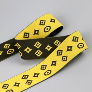 Good Price Polyester Webbing Tape Support Customized Logo Jacquard <b>Elastic</b> for Garment Accessories Waist Band Underwear - Product Image 6