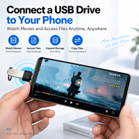 Adaptateur OTG USB-C USB-A 480 Mbps USB 2.0 Type C Mâle USB Femelle OTP pour Ordinateur Portable, Clé USB, Clavier, Souris, Imprimante et Autres Appareils