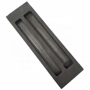 Chinese supplier supply low ash long using life high pure 1000g carbon graphite boats ingot mold