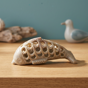 Soap Stone Fish Shaped Decorative Object - Product Image 1