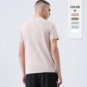 เสื้อยืดออกกำลังกายคอกลมผ้าโพลีเอสเตอร์น้ำหนักเบา 100% มี 6 สี ขายดี สำหรับผู้ชาย รับสั่งทำ - Product Image 1