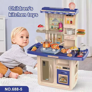 Juego <span class=keywords><strong>de</strong></span> Cocina Infantil Multifuncional Grande <span class=keywords><strong>de</strong></span> 84 cm Personalizado con Mesa <span class=keywords><strong>de</strong></span> <span class=keywords><strong>Juguete</strong></span> que Simula un Lavaplatos Real para Niñas - Product Image 3