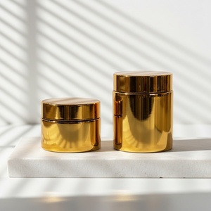 Nuevo Envase de Vidrio Dorado Personalizado de 50g 100g para Crema con Tapa de Rosca, Contenedor Cosmético para Crema Hidratante Facial - Product Image 6