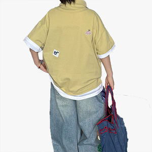 Camiseta Polo de Manga Corta para Niños, Primavera 2026, con Logotipo Personalizado Bordado, 100% Algodón, Moda Infantil - Product Image 5