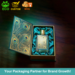 Cajas de Regalo de Libros de Lujo Personalizadas, Caja de Cartón Reciclable, Estampado en Caliente, Perfume de Alta Gama, Empaque Elegante de Marca de Alta Gama - Product Image 1