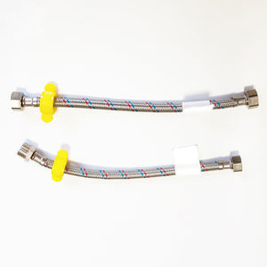 Tubo intrecciato in acciaio inossidabile SS tubo di collegamento EPDM camera interna in ottone accessori bagno cucina doccia - Product Image 1