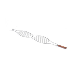 <strong>Grill</strong> Basket Stainless Steel Non Stick Folding BBQ Barbecue <strong>Portable</strong> <strong>Grill</strong> Grilling Basket With for Shrimp Fish Steak - Product Image 6
