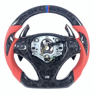 Volante Deportivo de Fibra de Carbono Forjado a <span class=keywords><strong>Precio</strong></span> de Fábrica para <span class=keywords><strong>BMW</strong></span> <span class=keywords><strong>320i</strong></span> 335i E90 E91 E92 E93 M3 Serie 3 - Product Image 1
