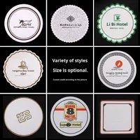 Sous-verre en carton personnalisé Jiaxiang Blank Slate – Logo mignon imprimé numériquement, film laminé, style vintage