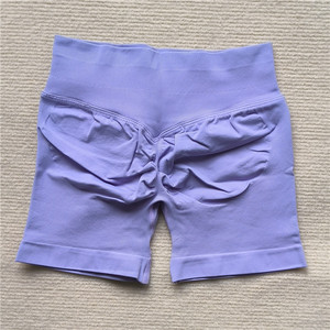 Căng Cao Nén Ngắn Liền Mạch Scrunch Bum Đường May Yoga Phòng Tập Thể Dục Quần Short Phụ Nữ Yoga Chiến lợi phẩm Chạy Quần Ngắn - Product Image 6